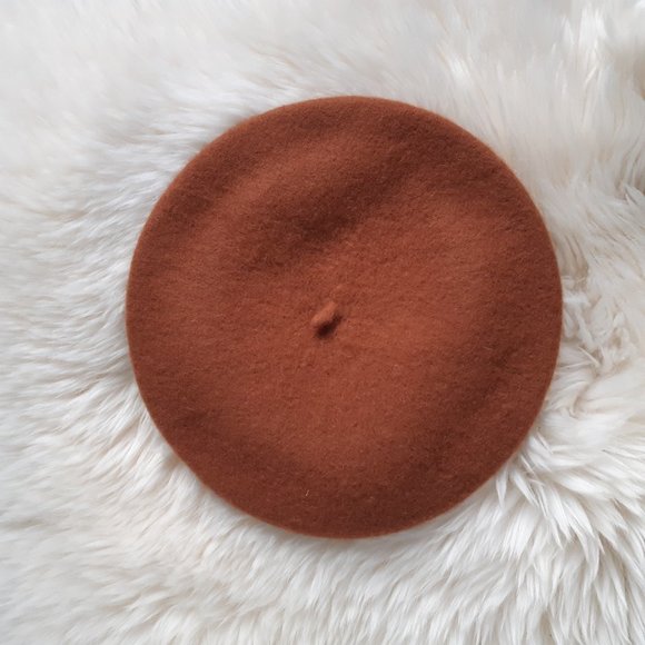 NWT Aldo | 100% wool beret in cognac O/S - Picture 1 of 5